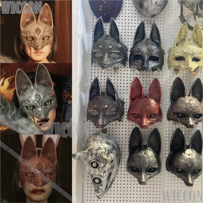 Anime Cosplay Face - Fox Man Mask 2025 nouveau jeu