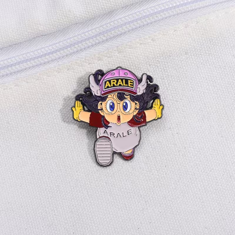 Anime Cosplay Little Girl - Dessin animé Dr. Slump Arale Badge