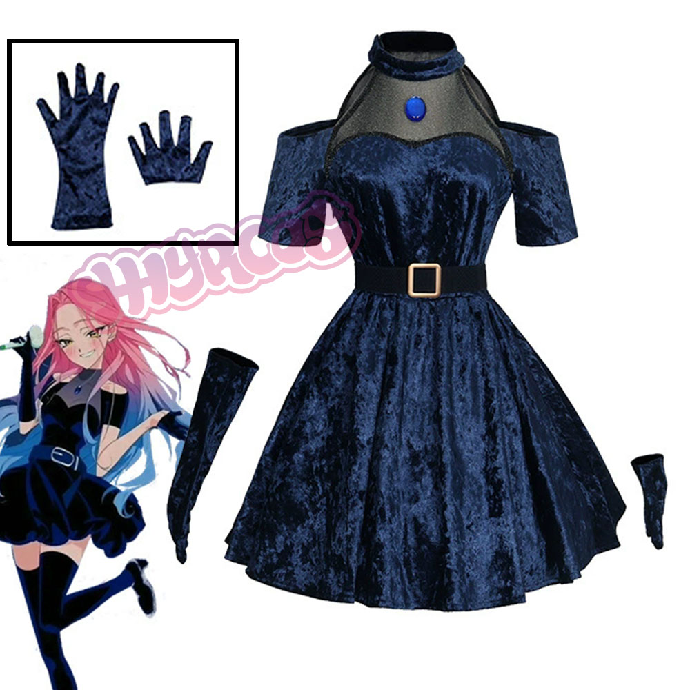 Cosplay Anime Pink Hair - Mizi Cosplay Anime Alien scène Costume