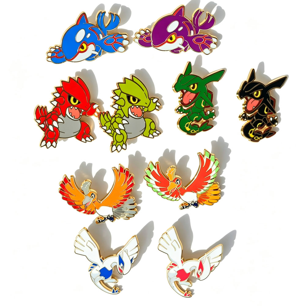 Anime Cosplay Pokemon - Épingles en émail Pokémon, badges d'anime