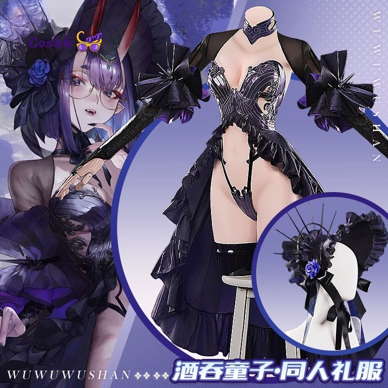 Anime Cosplay Dress For Women - Costume de Cosplay Shuten Douji, Costume