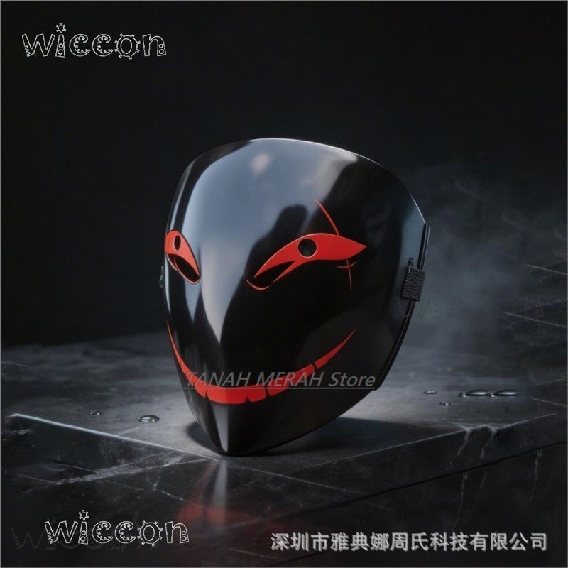 Anime Cosplay Face - Masque intégral Yandere de type Pierrot,