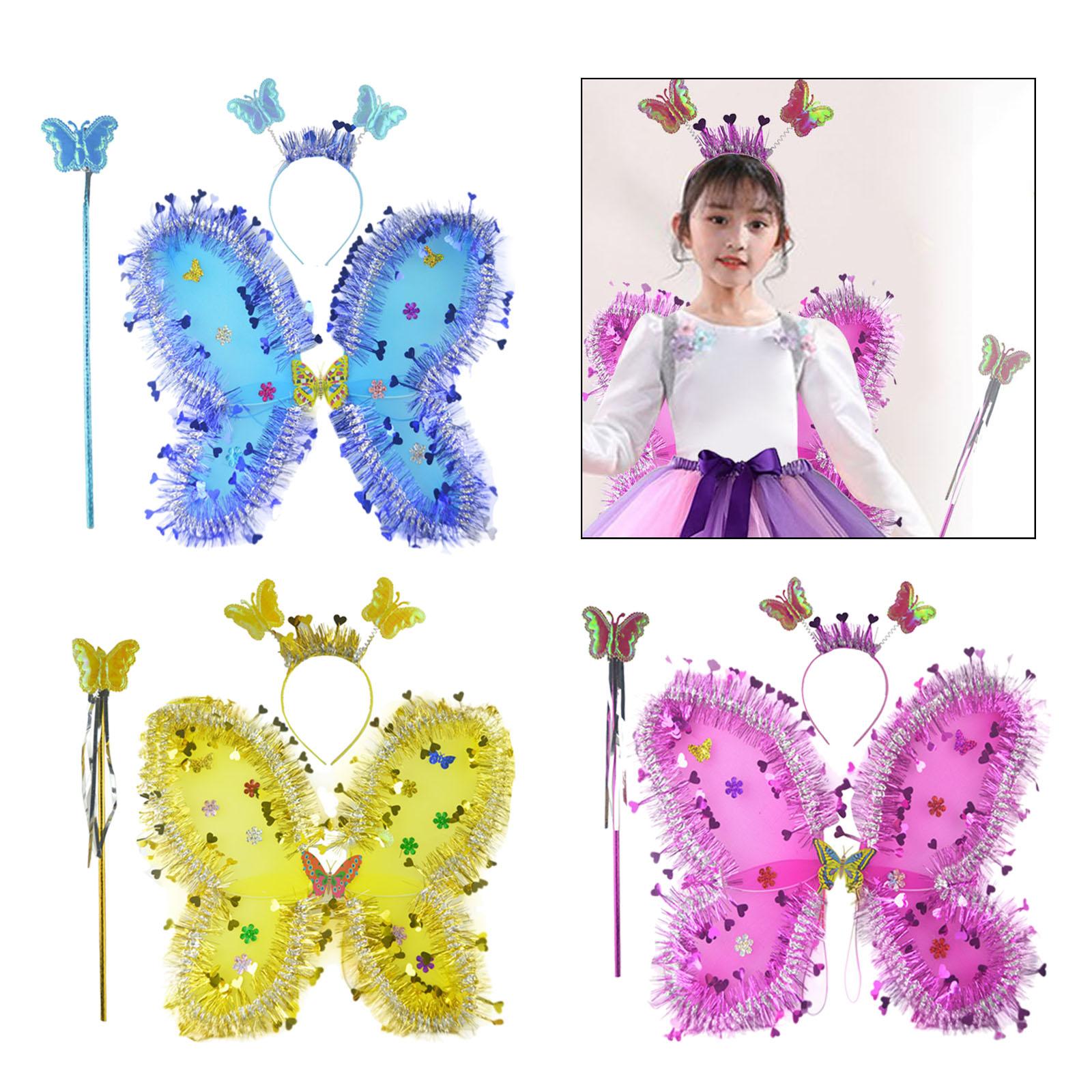 Anime Cosplay Girl Easy - Costume de papillon avec bandeau et