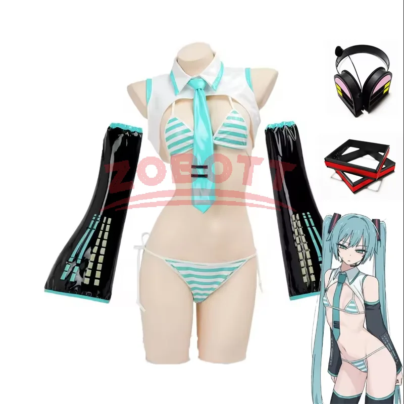 Anime Cosplay Miku - Costume de cosplay Miku, tenue de