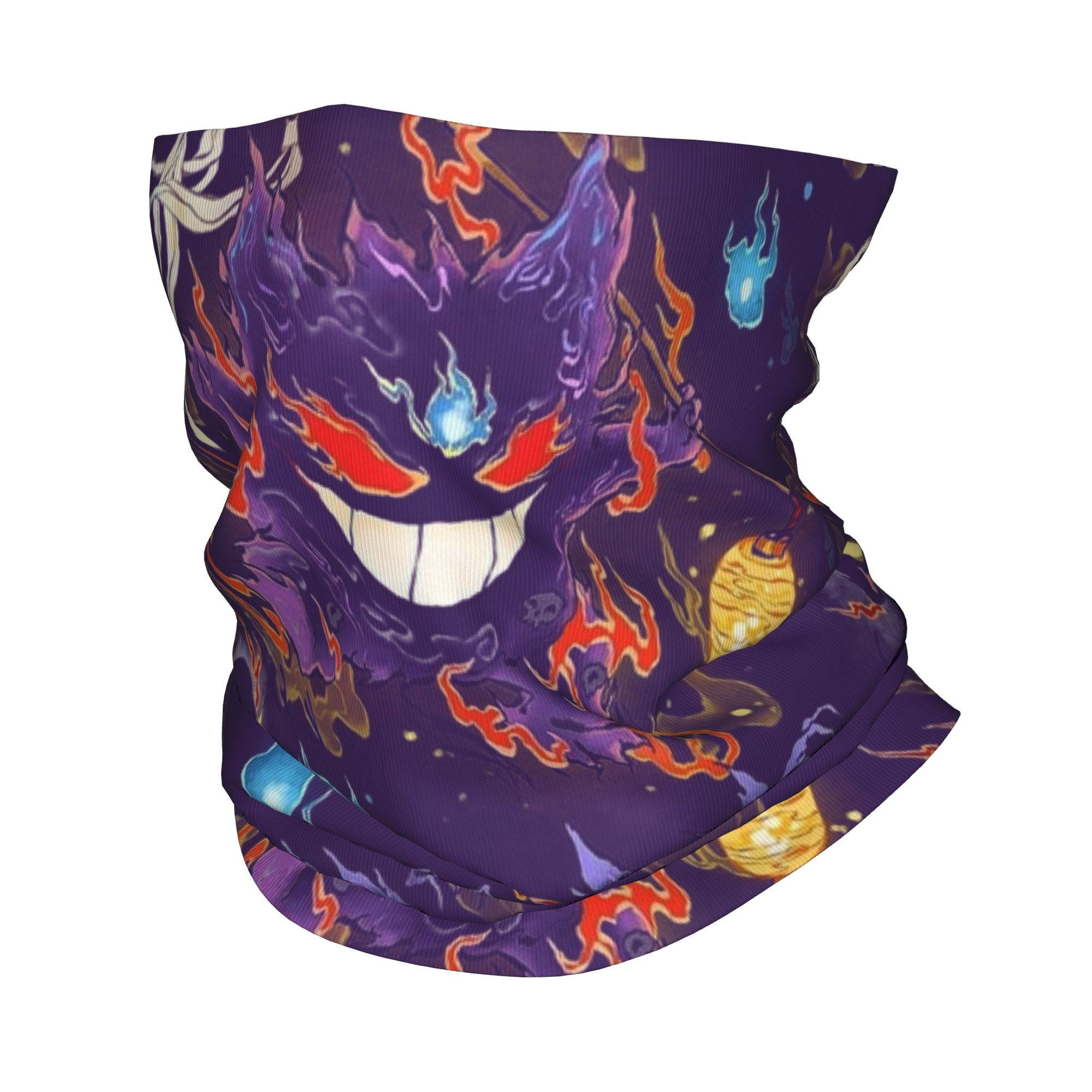 Anime Cosplay Pokemon - Cache-cou bandana personnalisé Pokémon Gengar pour