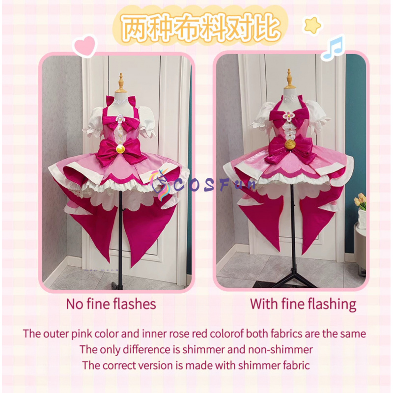 Anime Cosplay Dress For Women - Costume de cosplay Pretty Cure Haruno