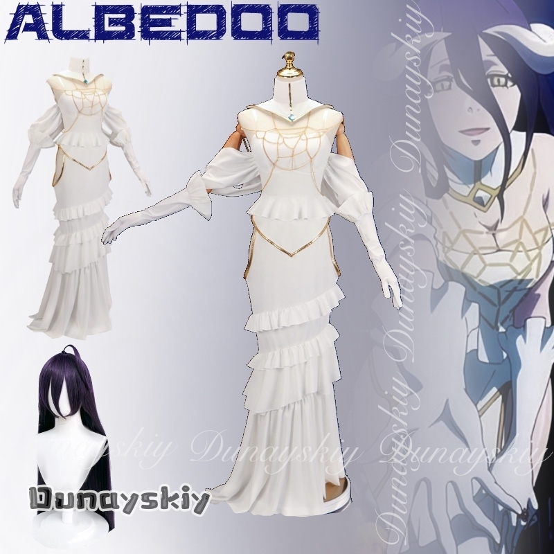 Anime Cosplay Albedo - {Dunayskiy States} Costume de Cosplay Anime