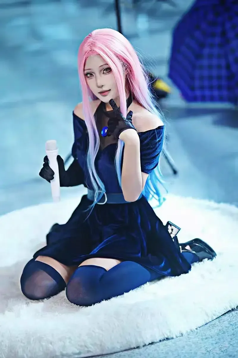 Cosplay Anime Pink Hair - Costume de cosplay Mizi, costume de