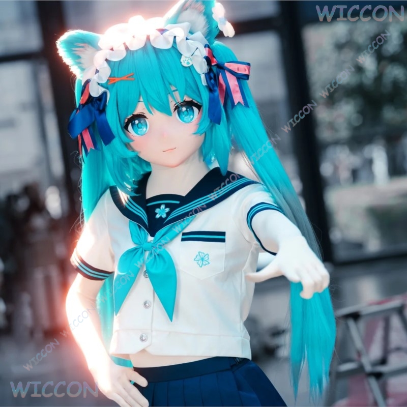 Anime Cosplay Face - Kigurumi femme masque Anime jeu Cosplay