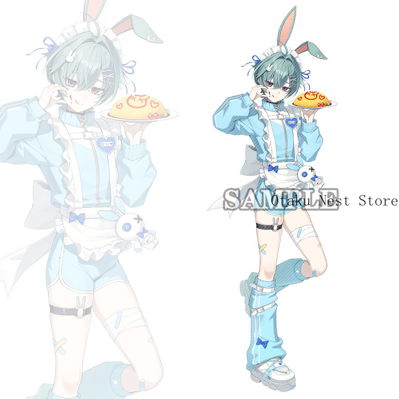Anime Cosplay Face - Support de bureau en acrylique double