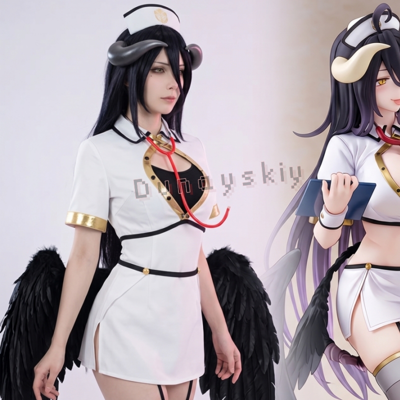OVERLORD Albedo – Costume de C - Anime Cosplay Albedo avis et prix