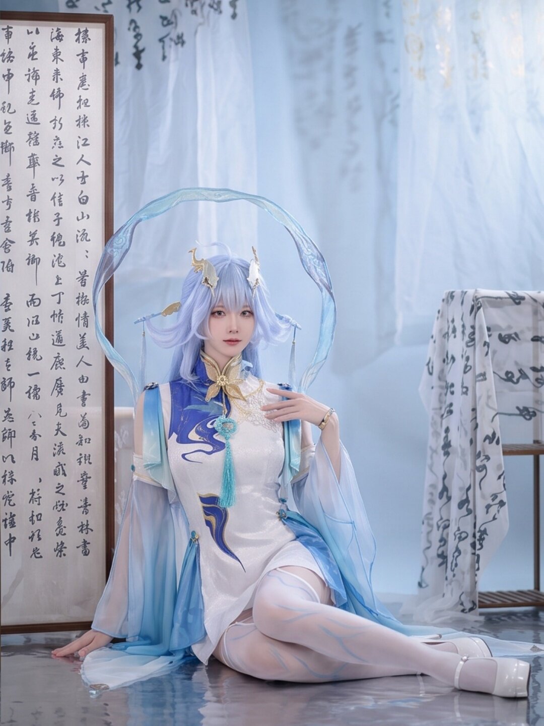 Wuthering Waves Qingxiao Cospl - Anime Cosplay Dress For Women avis et prix