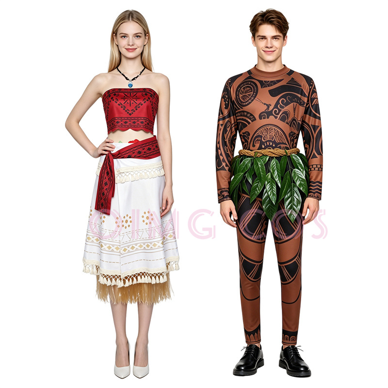 Moanaa Maui ‌ Costume de cospl - Anime Cosplay Girl Costume avis et prix