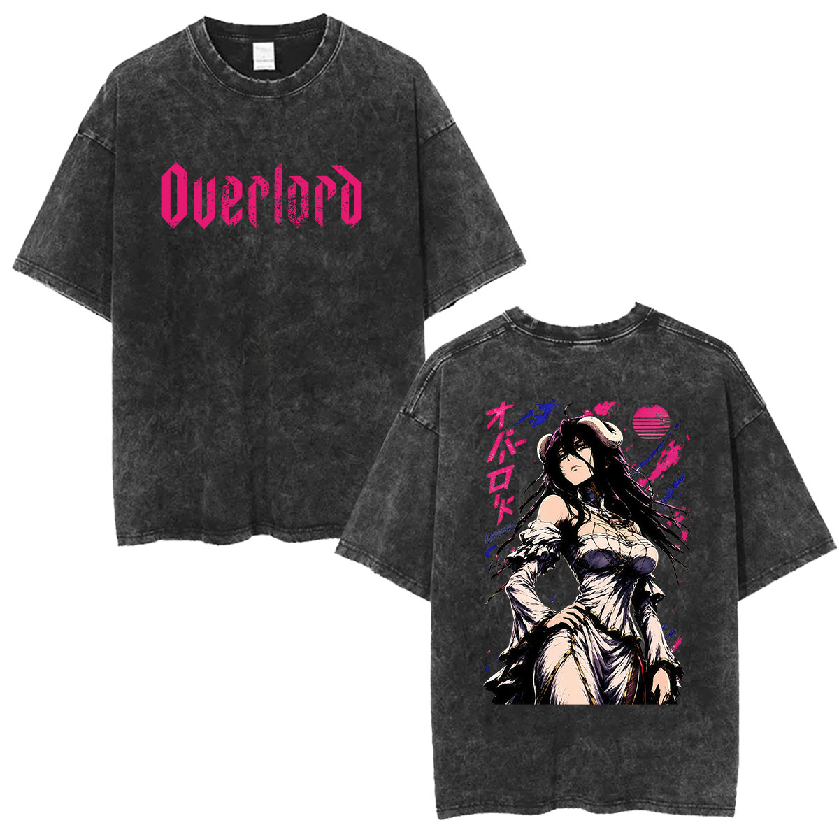 T-shirt graphique vintage déla - Anime Cosplay Albedo avis et prix