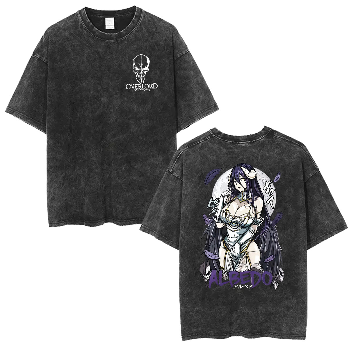 T-shirt graphique vintage déla - Anime Cosplay Albedo avis et prix