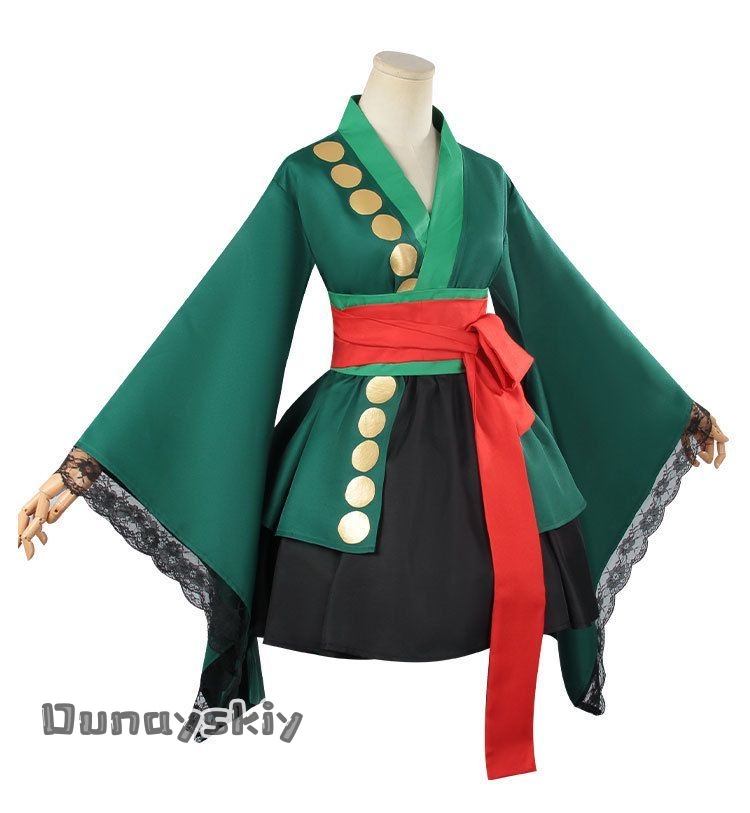 Costume de Cosplay Anime Roron - Anime Zoro Cosplay Female avis et prix