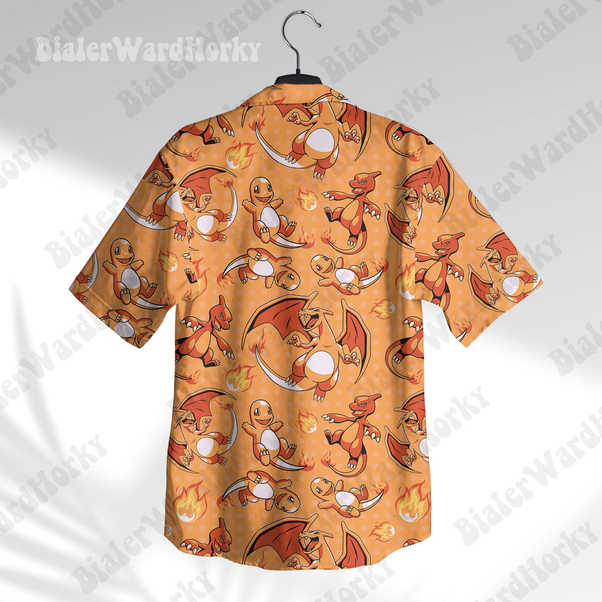 Chemise hawaïenne Pokémon Char - Anime Cosplay Pokemon avis et prix