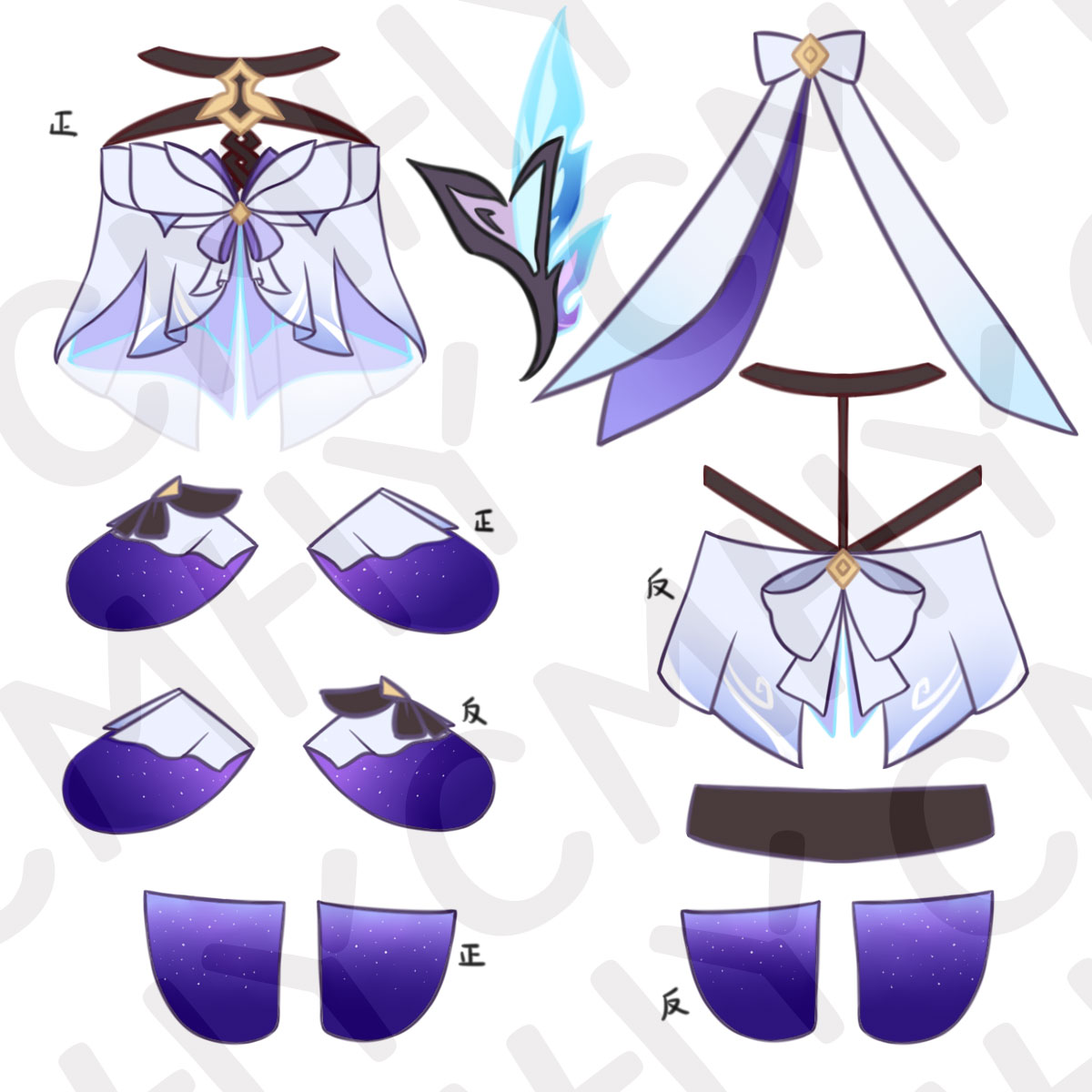 Jeu Genshin Impact Skirk chat  - Anime Cosplay Dress For Women avis et prix