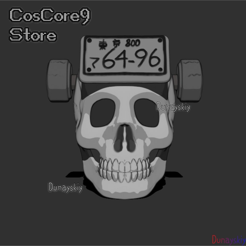 Masque de crâne Dorohedoro Ebi - Anime Cosplay Face avis et prix
