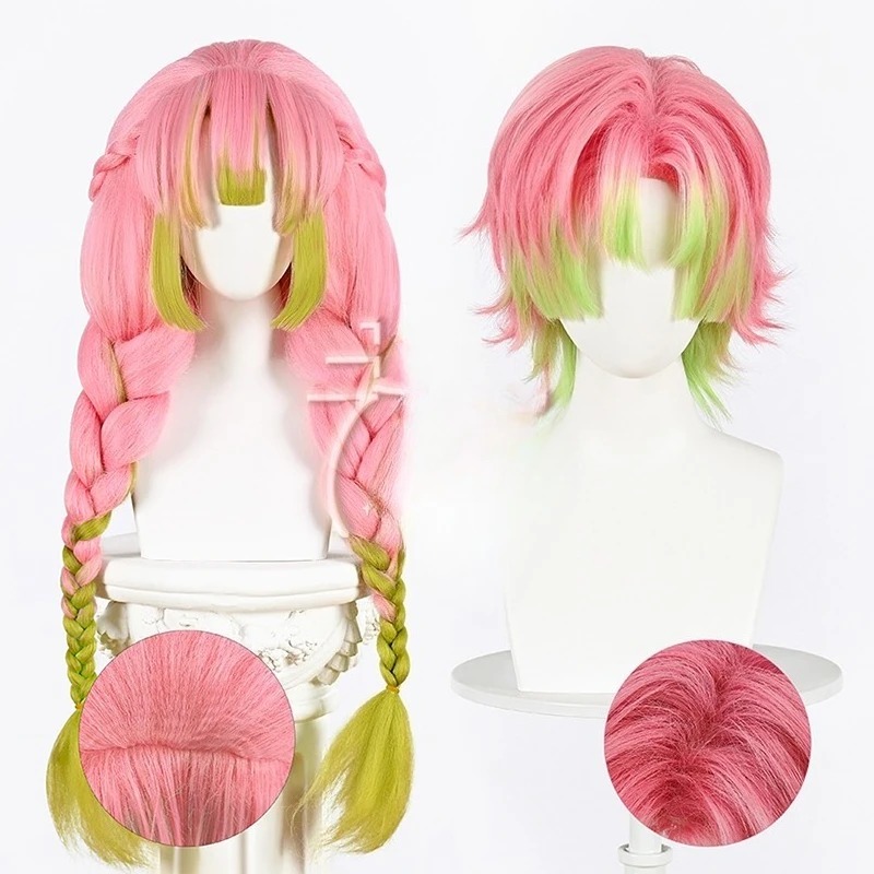 Kanroji Mitsuri Cosplay perruq - Cosplay Anime Pink Hair avis et prix