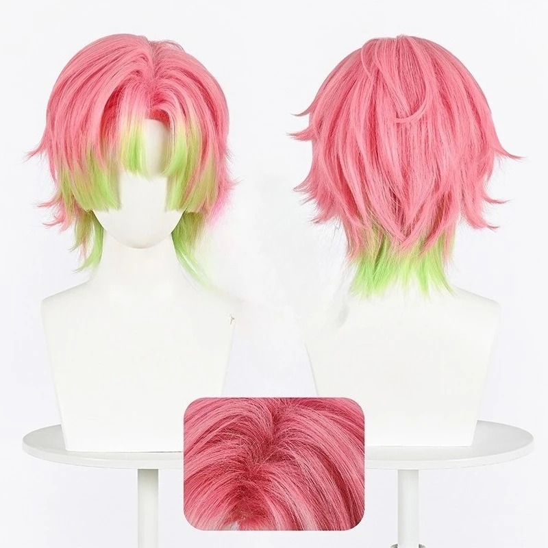 Kanroji Mitsuri Cosplay perruq - Cosplay Anime Pink Hair avis et prix