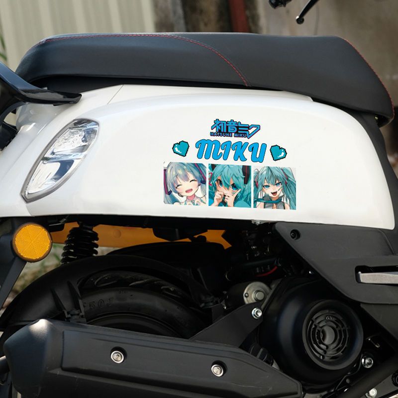 Nouveaux autocollants réfléchi - Anime Cosplay Miku avis et prix