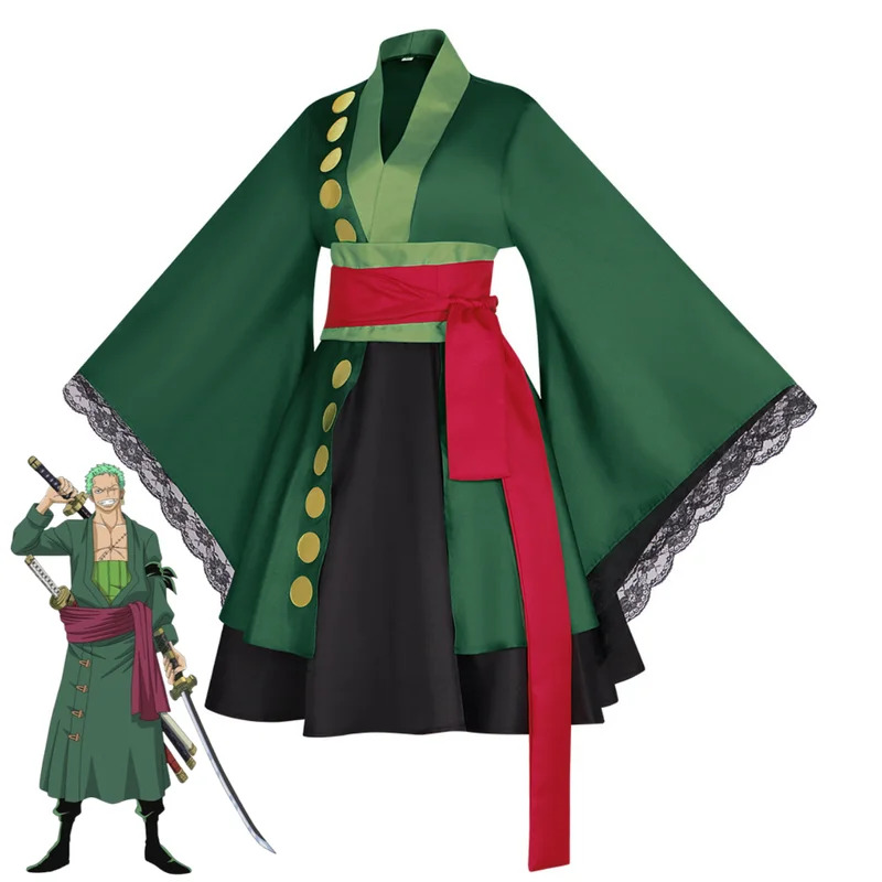 Costume de Cosplay Anime Roron - Anime Zoro Cosplay Female avis et prix
