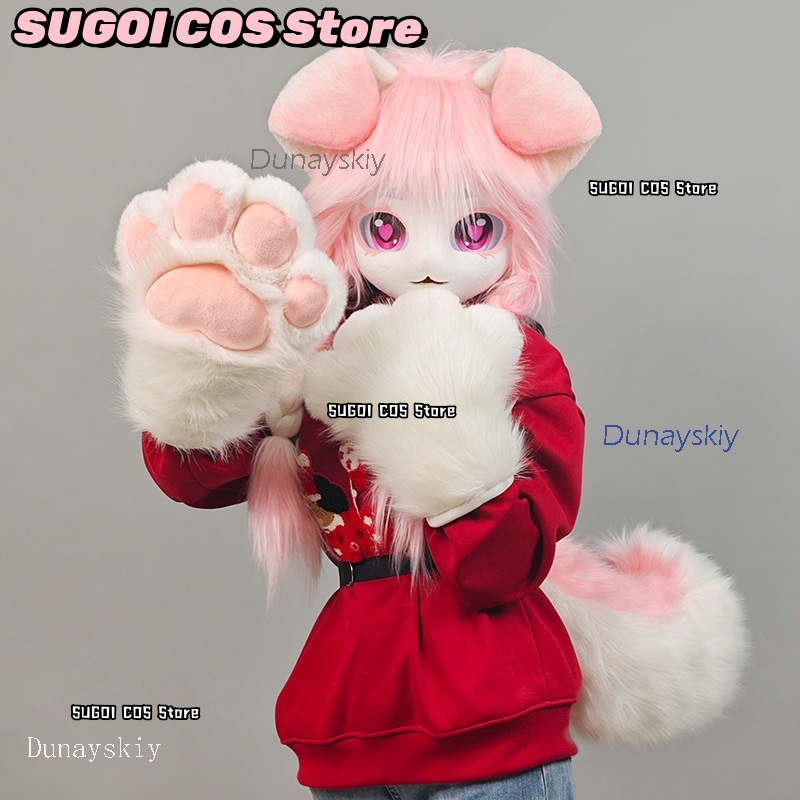 aBcSCS*Fursuit Head Kigurumi C - Anime Cosplay Cat avis et prix