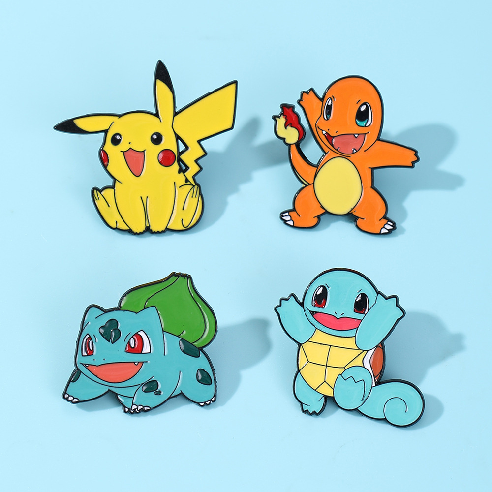 Ensemble de 4 épingles en émai - Anime Cosplay Pokemon avis et prix