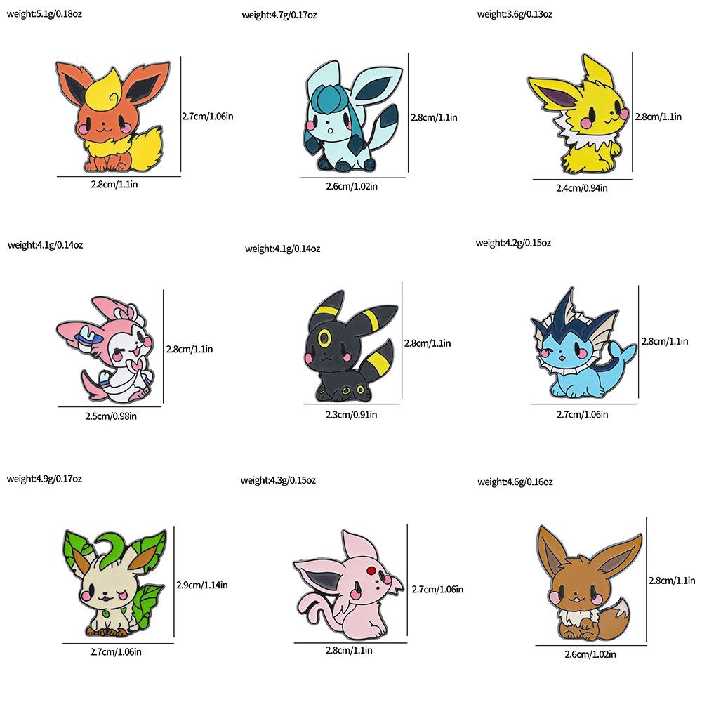 Broches en émail Pokémon Eevee - Anime Cosplay Pokemon avis et prix