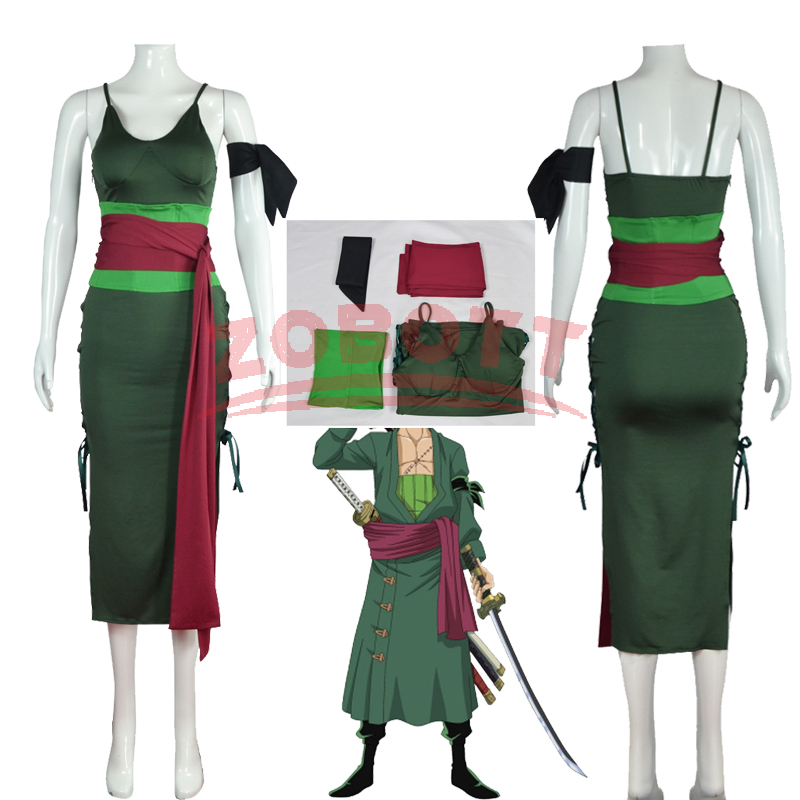 Costume de Cosplay Anime Roron - Anime Zoro Cosplay Female avis et prix