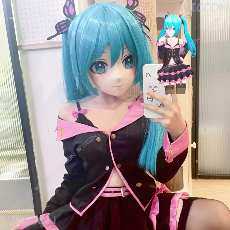 Kigurumi femme masque Anime je - Anime Cosplay Face avis et prix