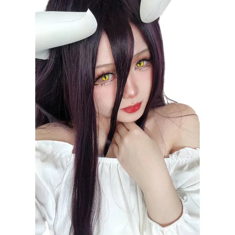 Cornes blanches avec Clips pou - Anime Cosplay Albedo avis et prix